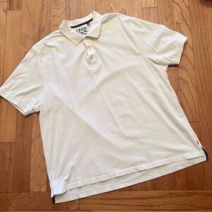 Izod Men's White Heritage Polo Shirt Size XXL/2XL